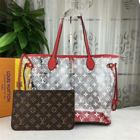 clear womens bags in louis vitpon or gucci|Louis Vuitton and Gucci.